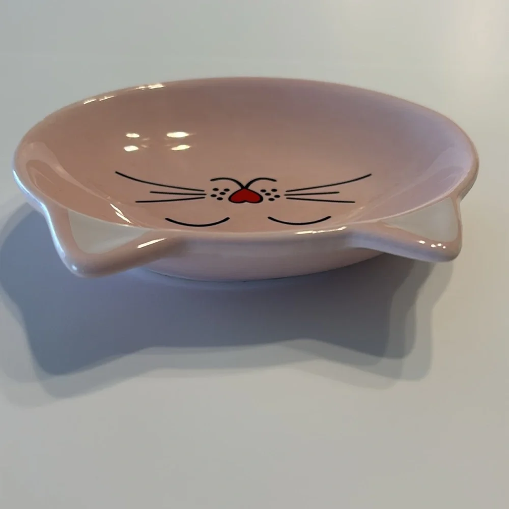 Parker Life Designs Pink Oscar Kitty Bowl